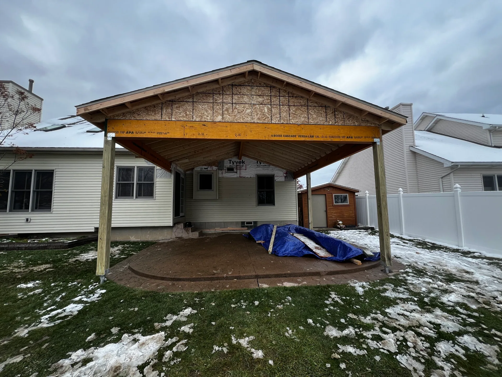 Building a Patio Roof in Silver Springs, NY and Beyond